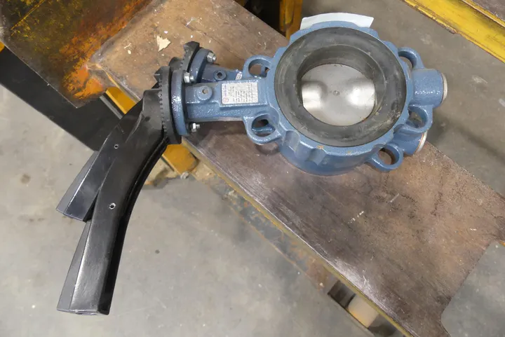 2x EBRO Absperrklappe mit Handhebel DN80 / Z011-A, PN 6/10/16, EPDM